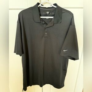 Nike Golf Polo, XL, Black